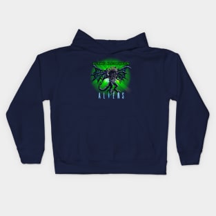 Flying Alien Queen Kids Hoodie